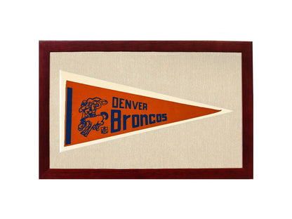Americana Memories Vintage Pennants and Memorabilia Vintage Denver Broncos Pennant