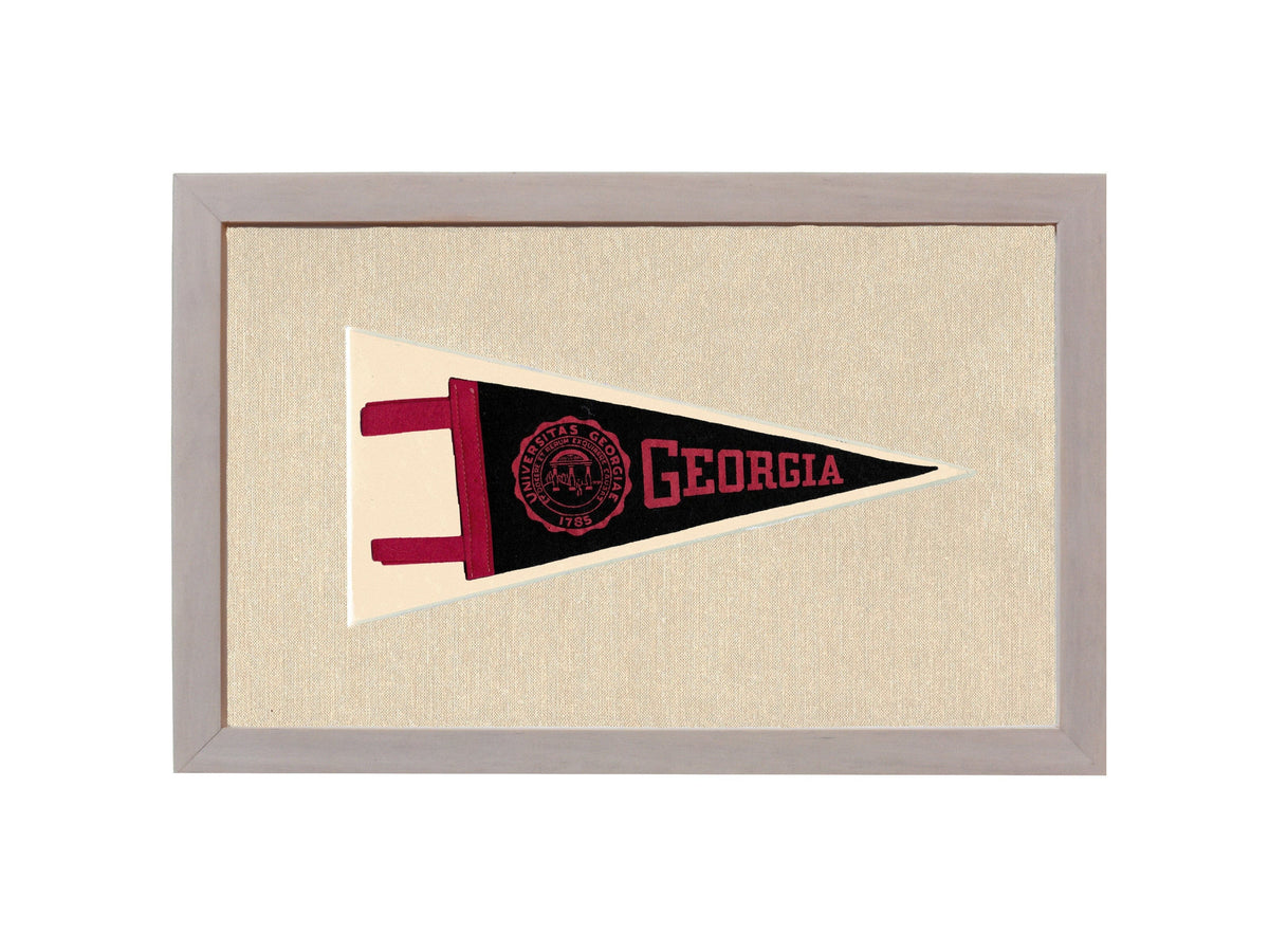 Americana Memories Vintage Pennants and Memorabilia Vintage University of Georgia Pennant