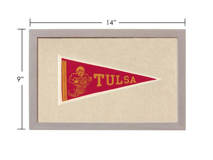 Americana Memories Vintage Pennants and Memorabilia Vintage Tulsa University Pennant