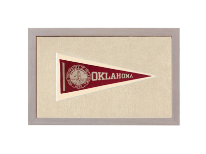 Americana Memories Vintage Pennants and Memorabilia Vintage University of Oklahoma Pennant