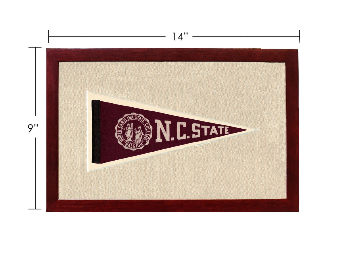Americana Memories Vintage Pennants and Memorabilia Vintage NC State Pennant