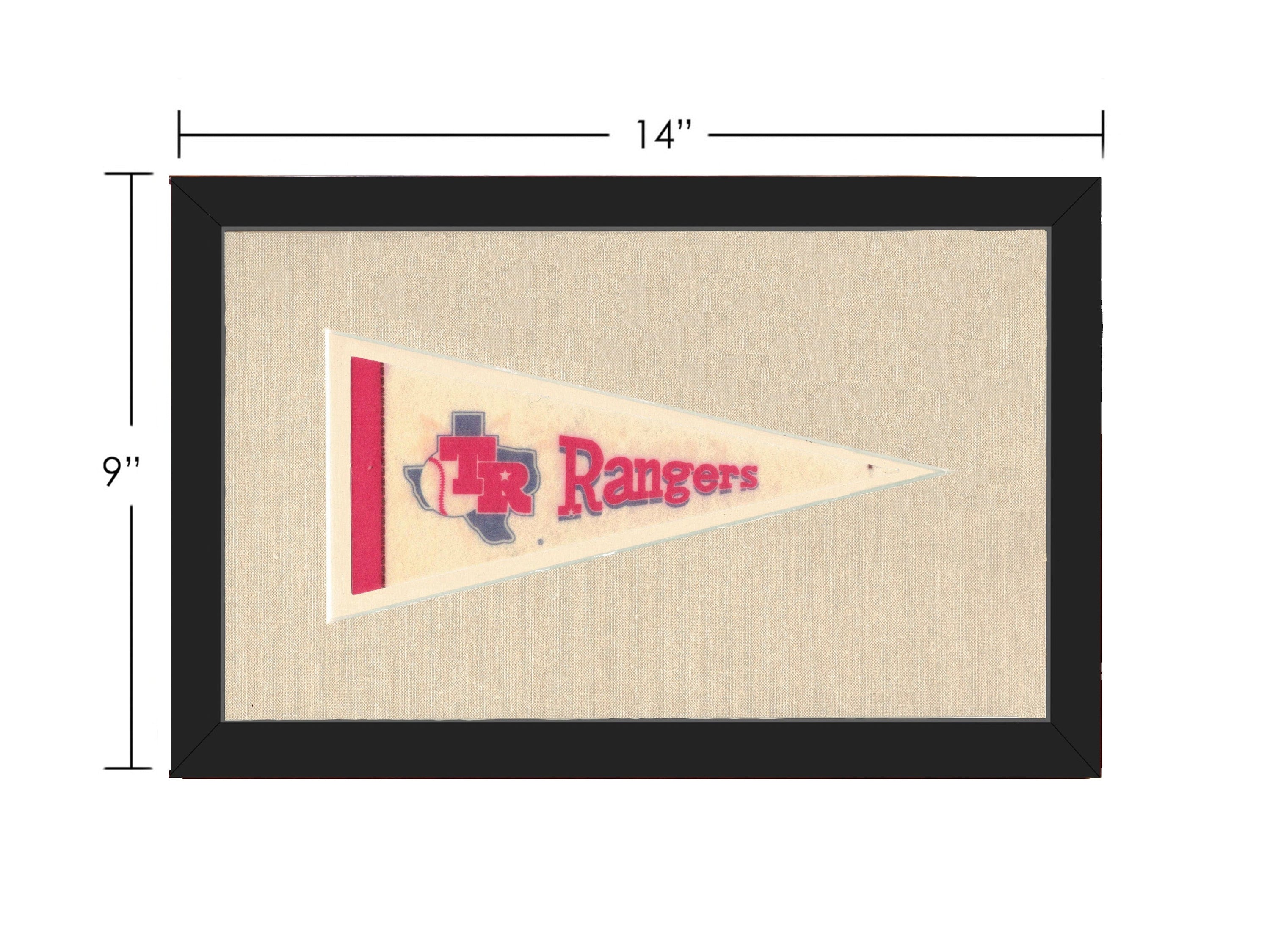 Americana Memories Vintage Pennants and Memorabilia Vintage Texas Rangers Pennant