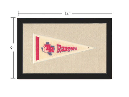 Americana Memories Vintage Pennants and Memorabilia Vintage Texas Rangers Pennant