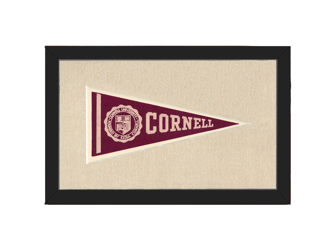 Americana Memories Vintage Pennants and Memorabilia Vintage Cornell University Pennant