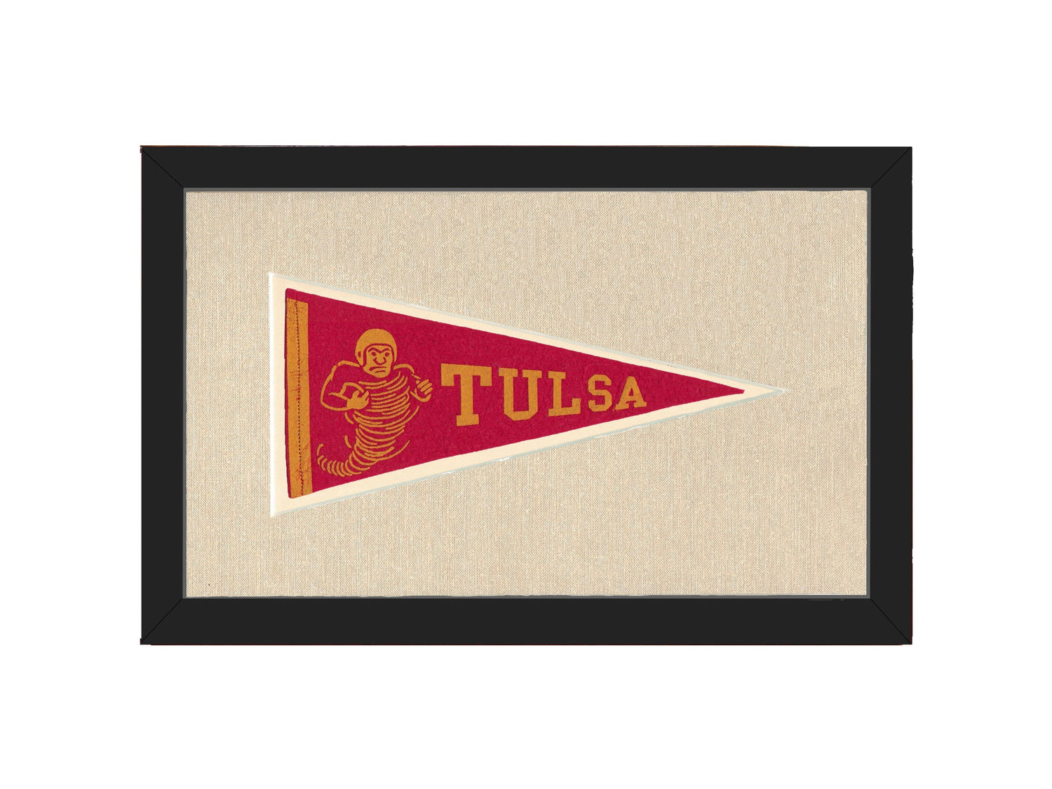 Americana Memories Vintage Pennants and Memorabilia Vintage Tulsa University Pennant