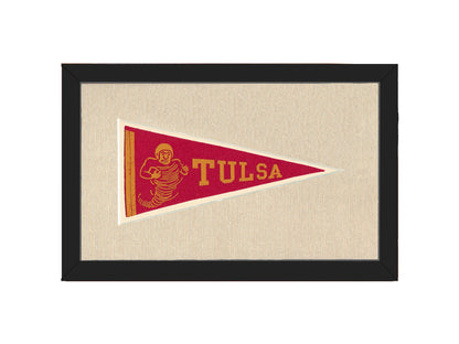 Americana Memories Vintage Pennants and Memorabilia Vintage Tulsa University Pennant