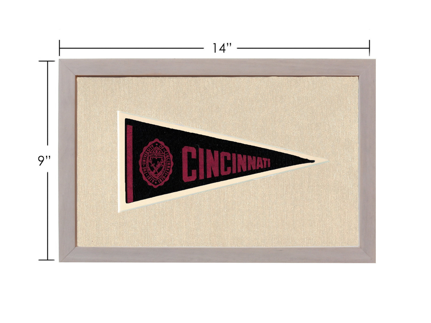Vintage University of Cincinnati Pennant