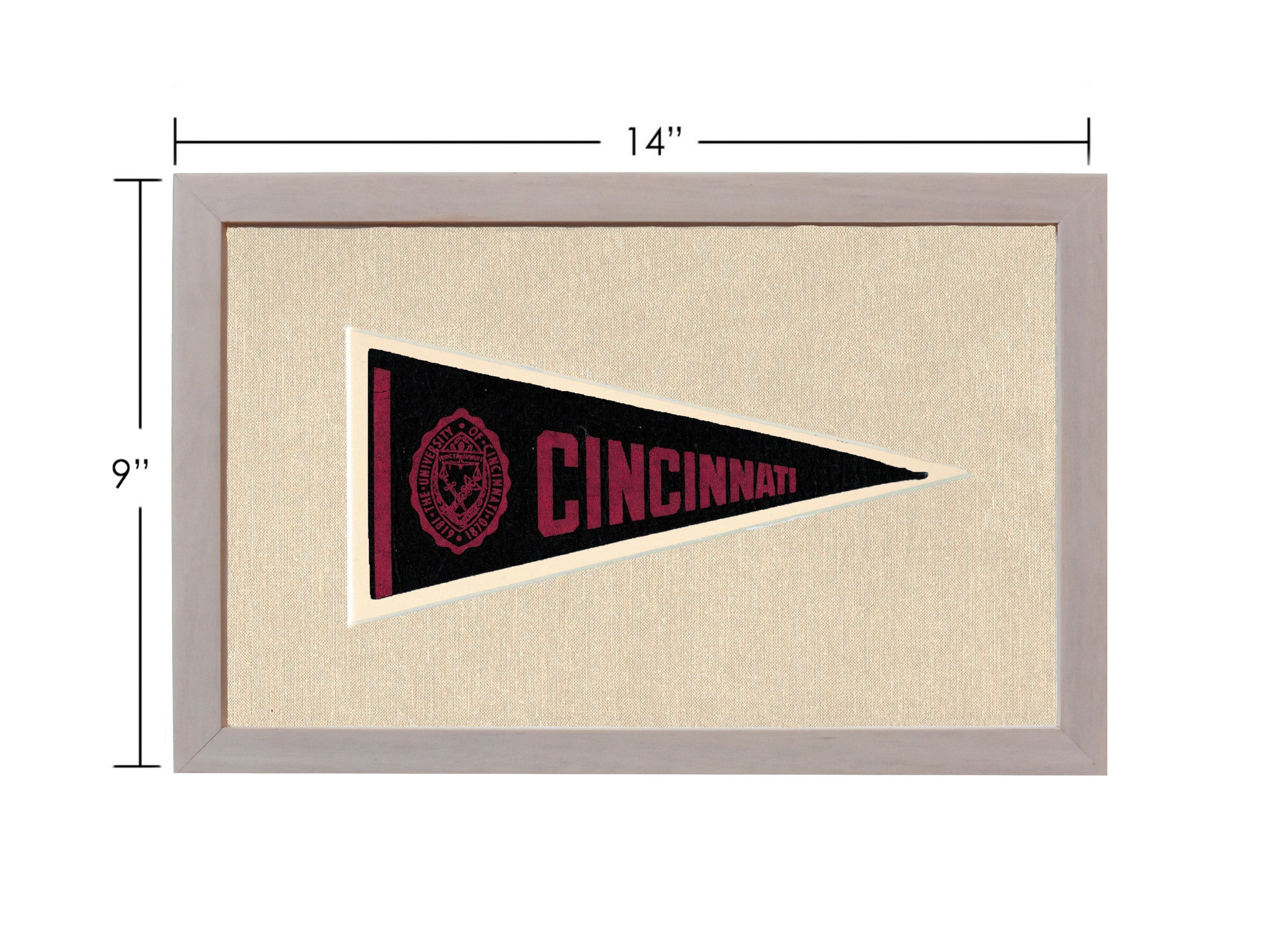 Vintage University of Cincinnati Pennant