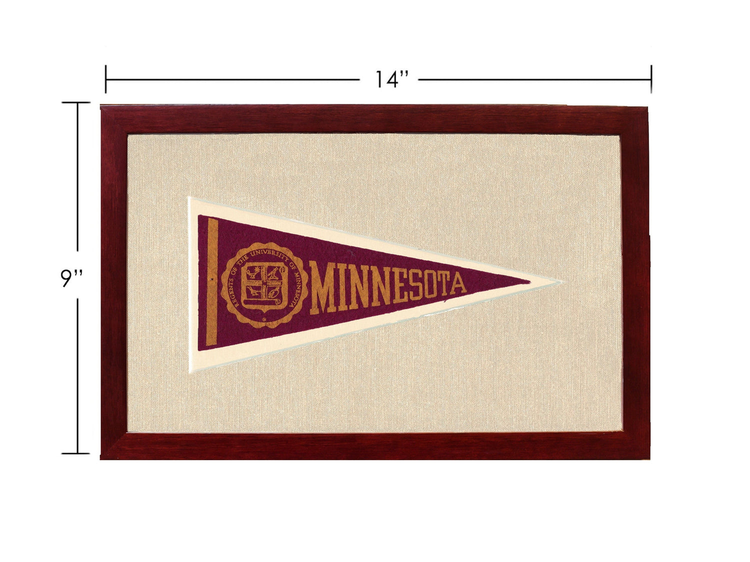 Americana Memories Vintage Pennants and Memorabilia Vintage Minnesota Pennant