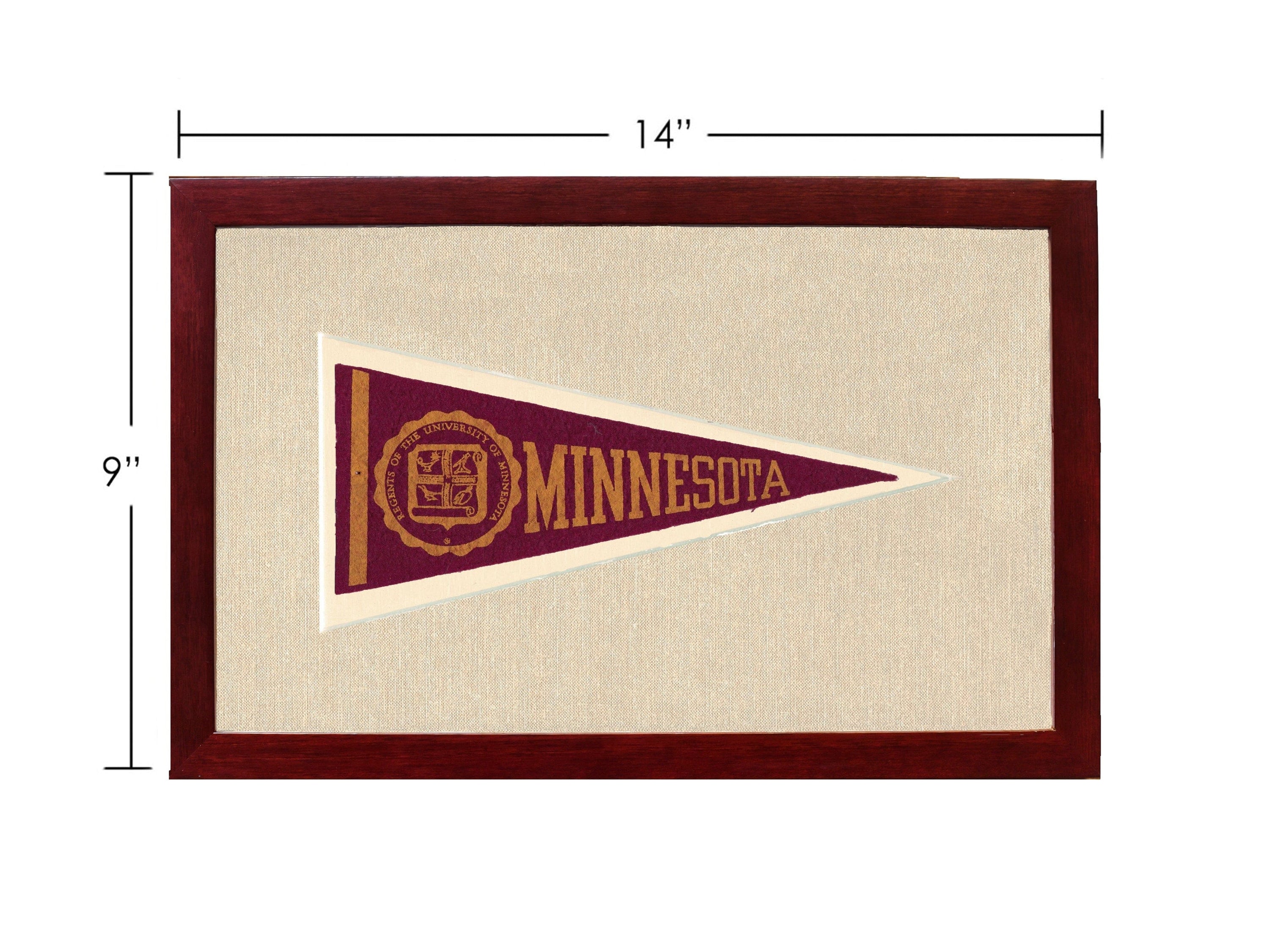 Americana Memories Vintage Pennants and Memorabilia Vintage Minnesota Pennant