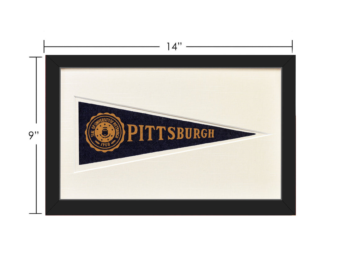 Vintage University of Pittsburgh Hormel Pennant