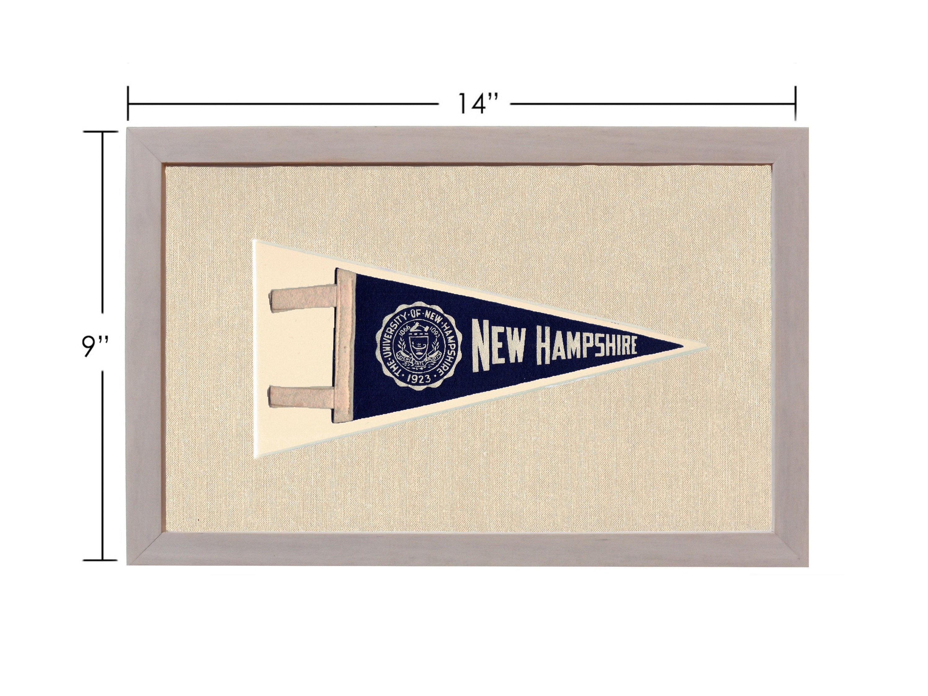 Americana Memories Vintage Pennants and Memorabilia Vintage University of New Hampshire Pennant