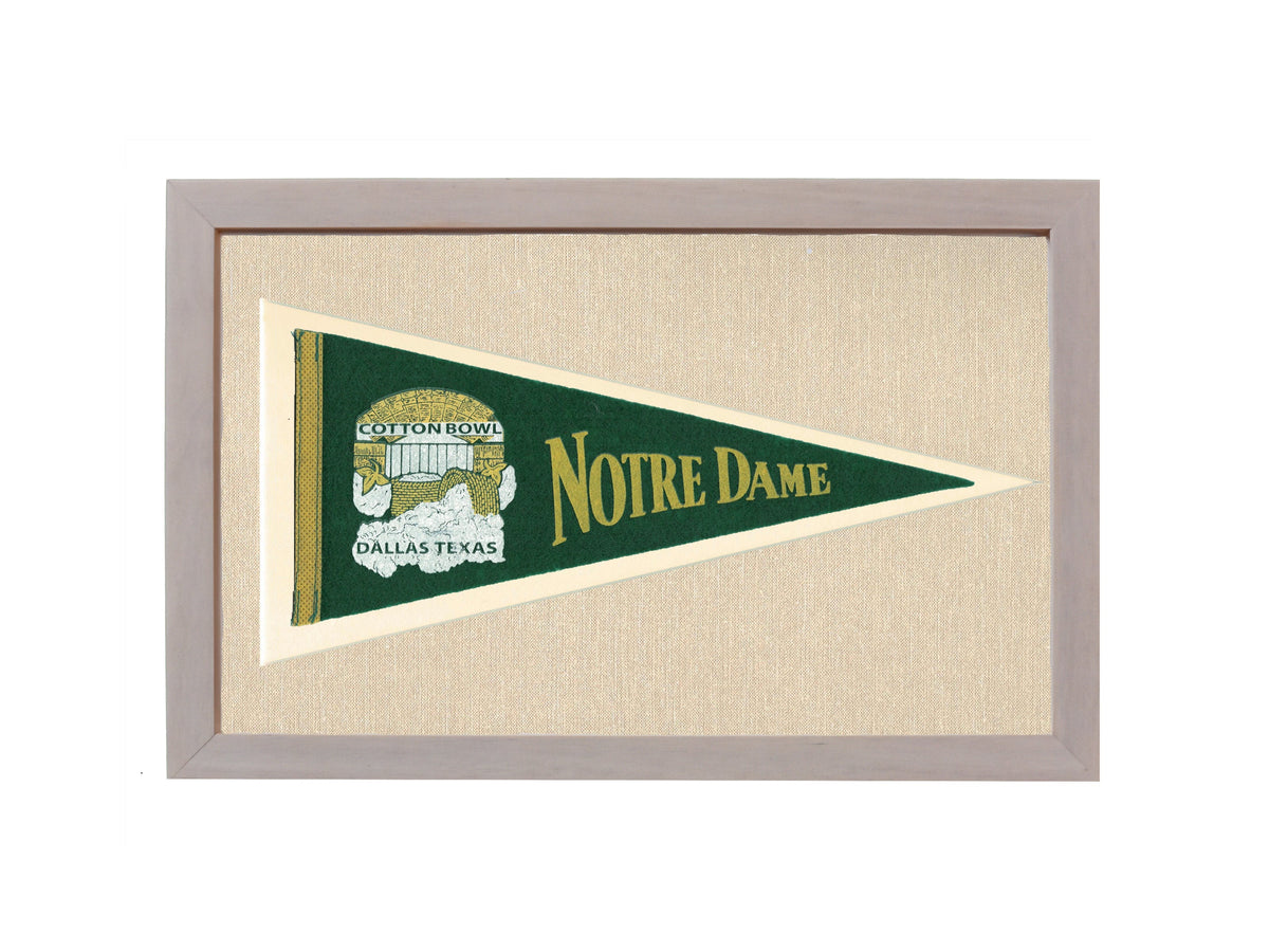 Vintage Notre Dame Pennant