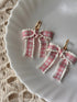 Shop Something Earthy Pink Gingham Ribbons