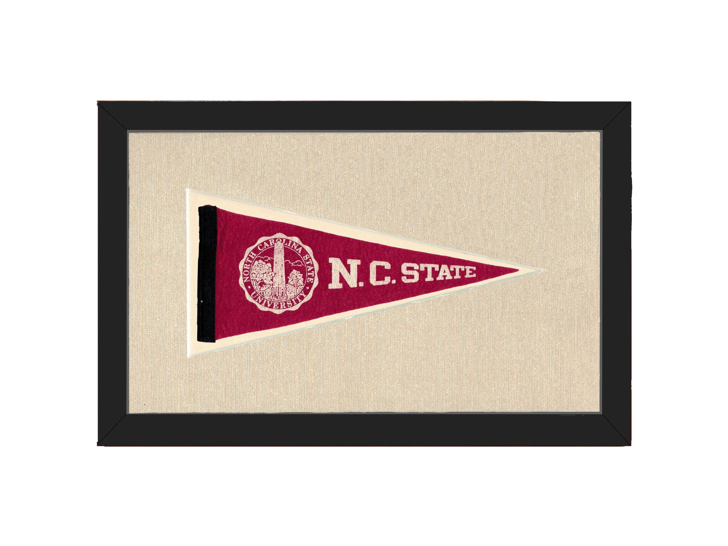 Americana Memories Vintage Pennants and Memorabilia Vintage NC State Pennant
