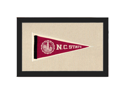 Americana Memories Vintage Pennants and Memorabilia Vintage NC State Pennant