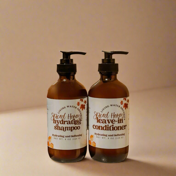 Spiced Honey Shampoo and Conditioner Hydrating and Strengthening - My American Goods