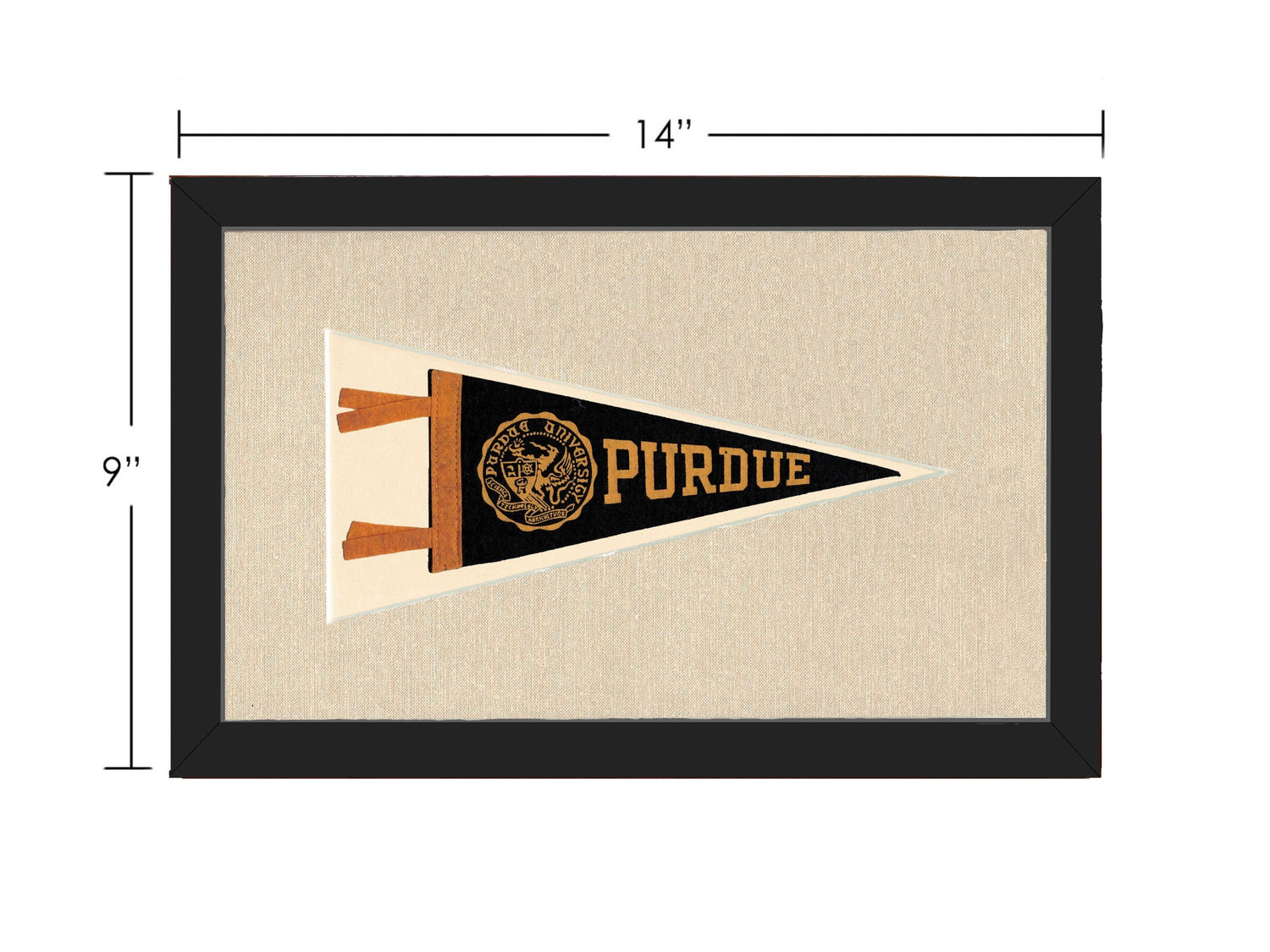 Americana Memories Vintage Pennants and Memorabilia Vintage Purdue Pennant