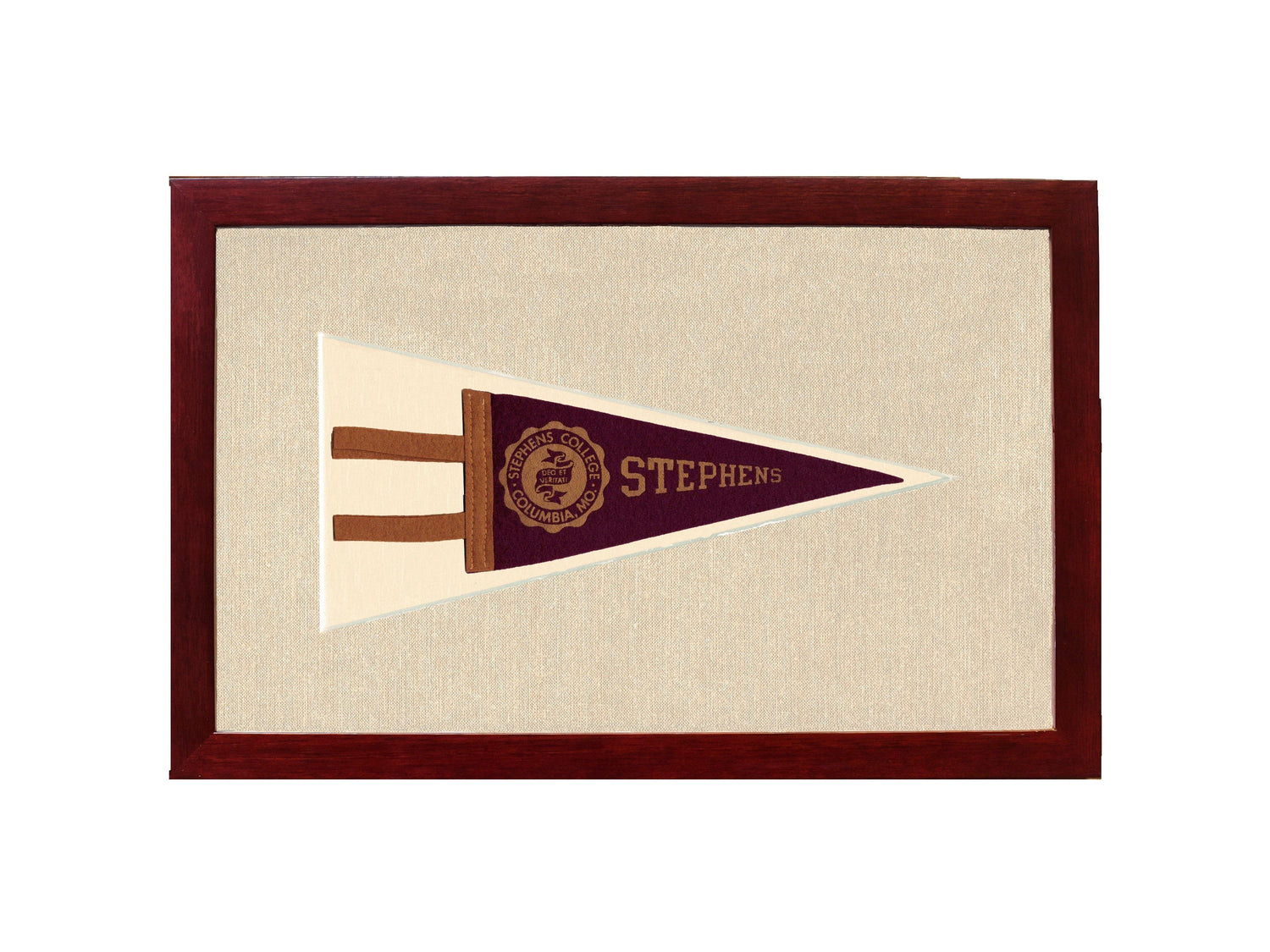 Americana Memories Vintage Pennants and Memorabilia Vintage Stephen’s College Pennant