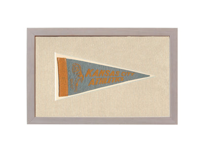 Vintage Kansas City Athletics Pennant