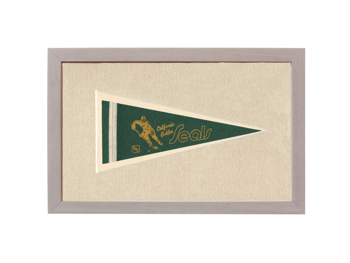 Americana Memories Vintage Pennants and Memorabilia Vintage California Golden Seals Pennant