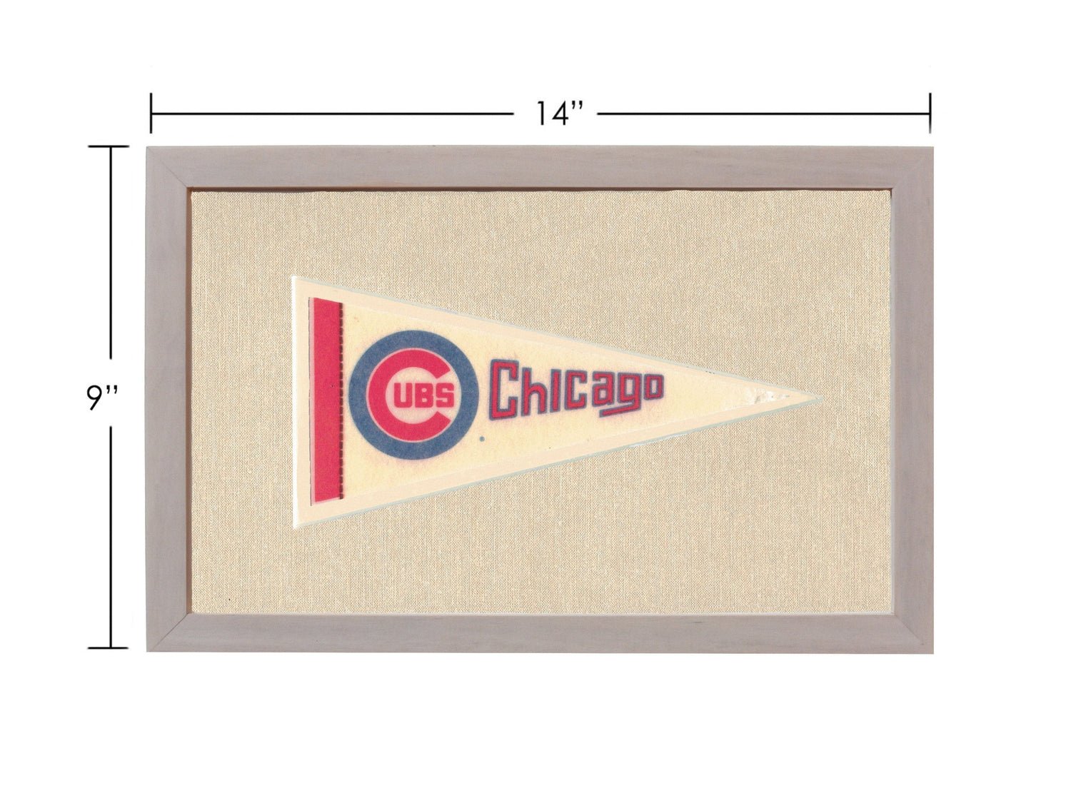 Americana Memories Vintage Pennants and Memorabilia Vintage Chicago Cubs Pennant