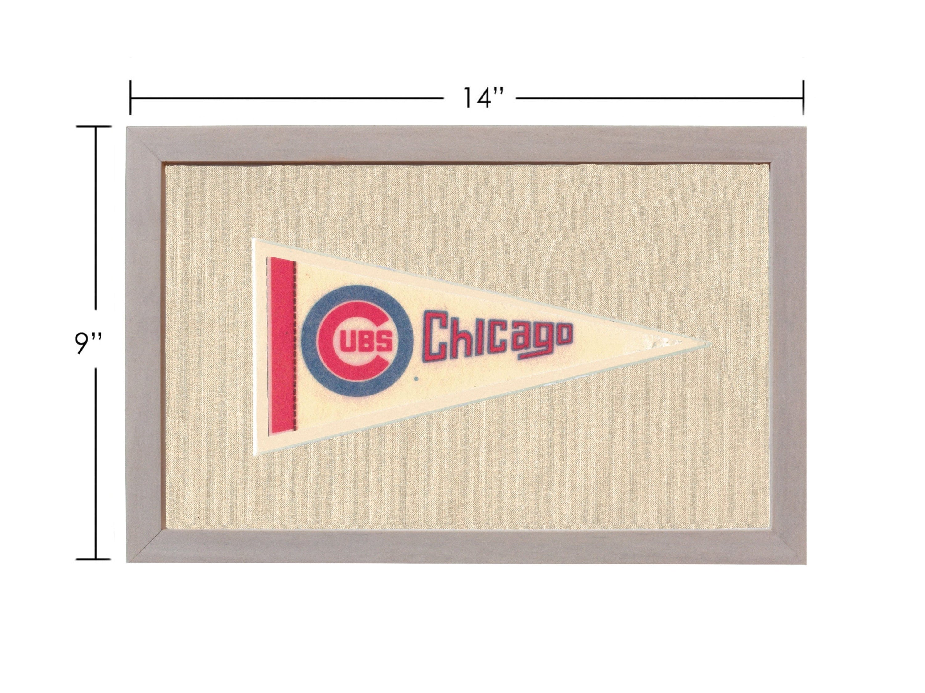 Americana Memories Vintage Pennants and Memorabilia Vintage Chicago Cubs Pennant