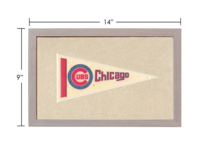Americana Memories Vintage Pennants and Memorabilia Vintage Chicago Cubs Pennant
