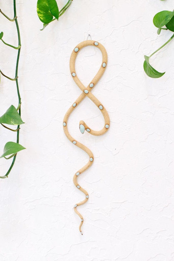 Carter + Rose Selma Ceramic Wall Snake