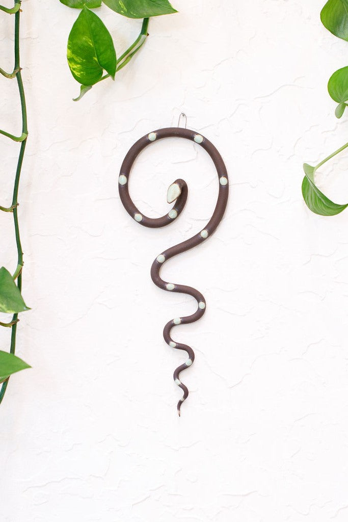 Medium Ceramic Wall Snake