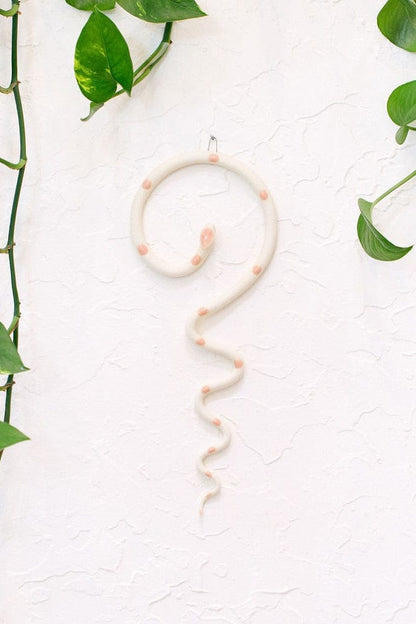 Carter + Rose Sofie Medium Ceramic Wall Snake