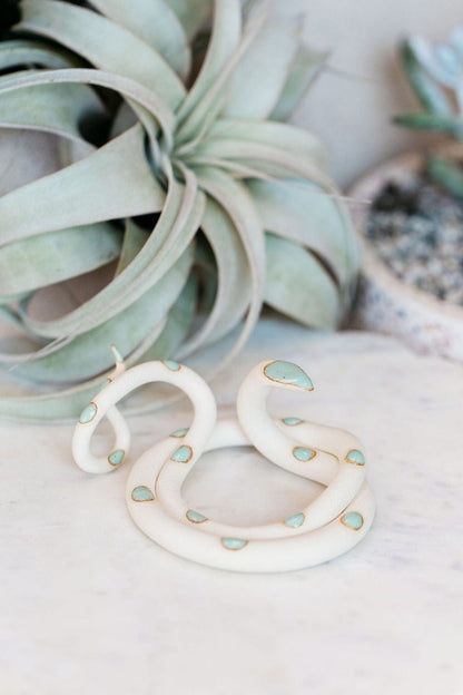 Carter + Rose Sylvia / Without plant Medium Ceramic Snake