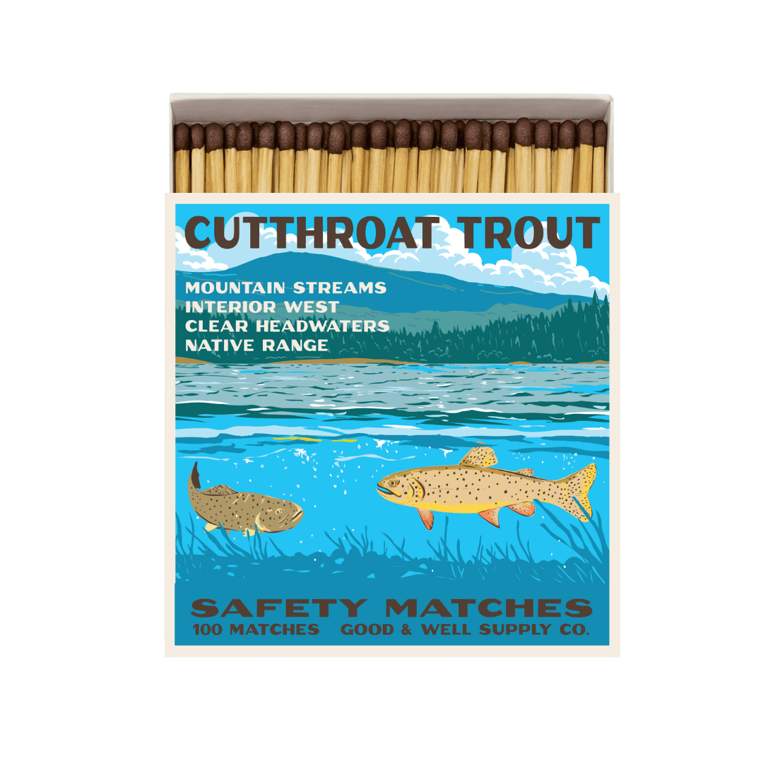 Good &amp; Well Supply Co. Cutthroat Trout Cabin Matches