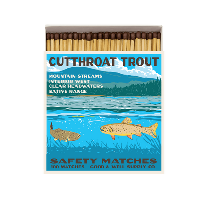 Good &amp; Well Supply Co. Cutthroat Trout Cabin Matches