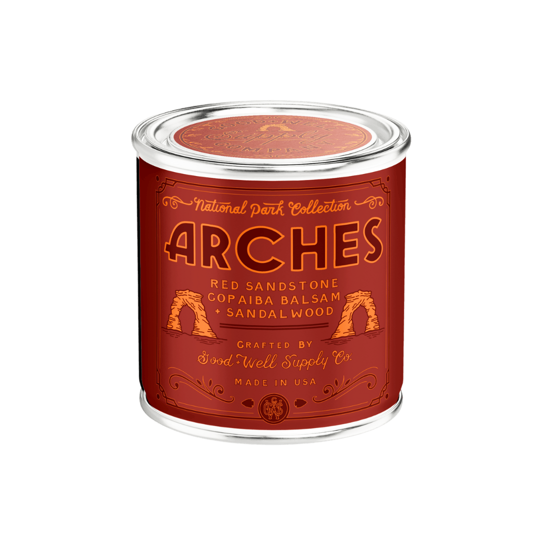 Good &amp; Well Supply Co Candles Arches National Park Candle