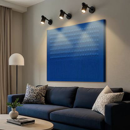 Tailored Canvases Canvas Minimalist Blue Gradient Abstract Wall Art