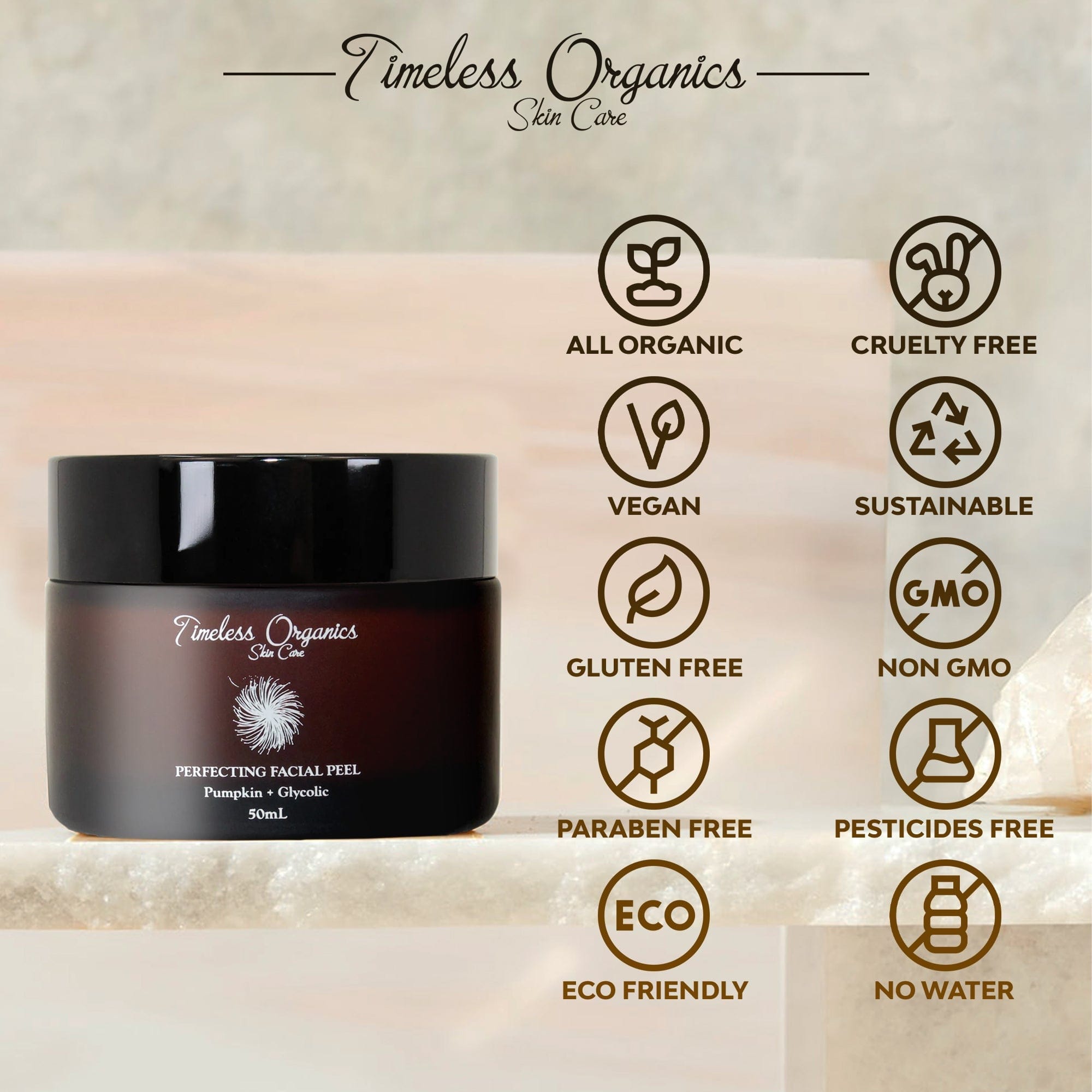 Timeless Organics Skin Care Pumpkin + Glycolic Facial Peel