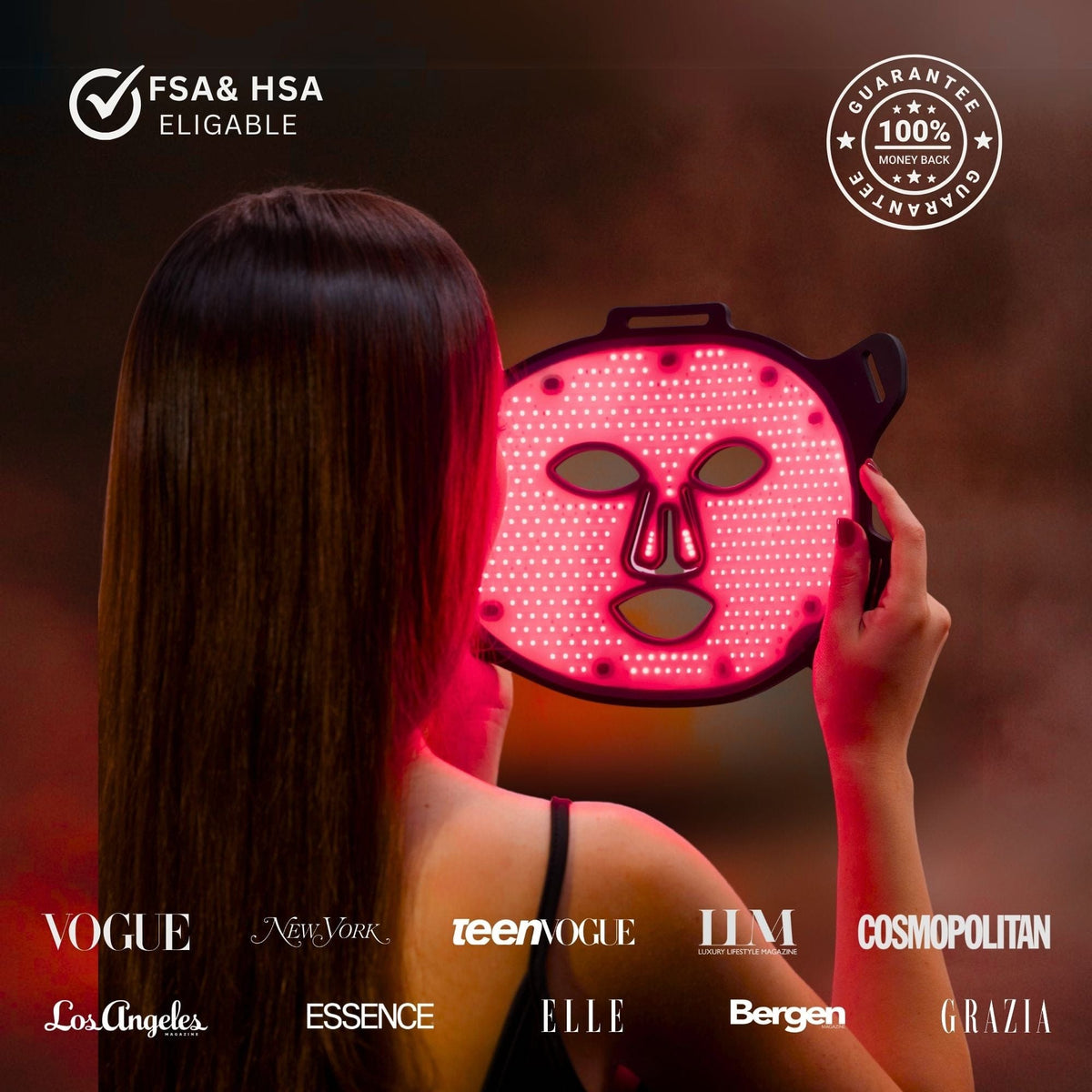 Lumara Health &amp; Beauty VISO - FDA Certified Red Light Therapy Mask
