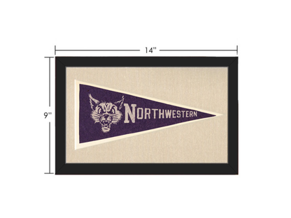 Vintage Northwestern Pennant