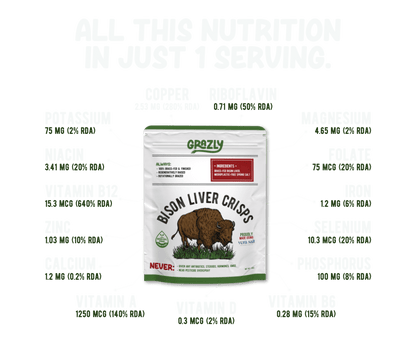 Bison Liver Crisp Variety Pack