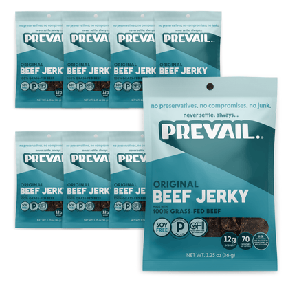 PREVAIL Jerky Jerky Original Beef Jerky Single Serve 8 pack