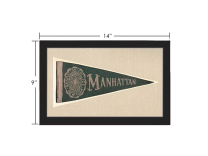Vintage Manhattan College Pennant