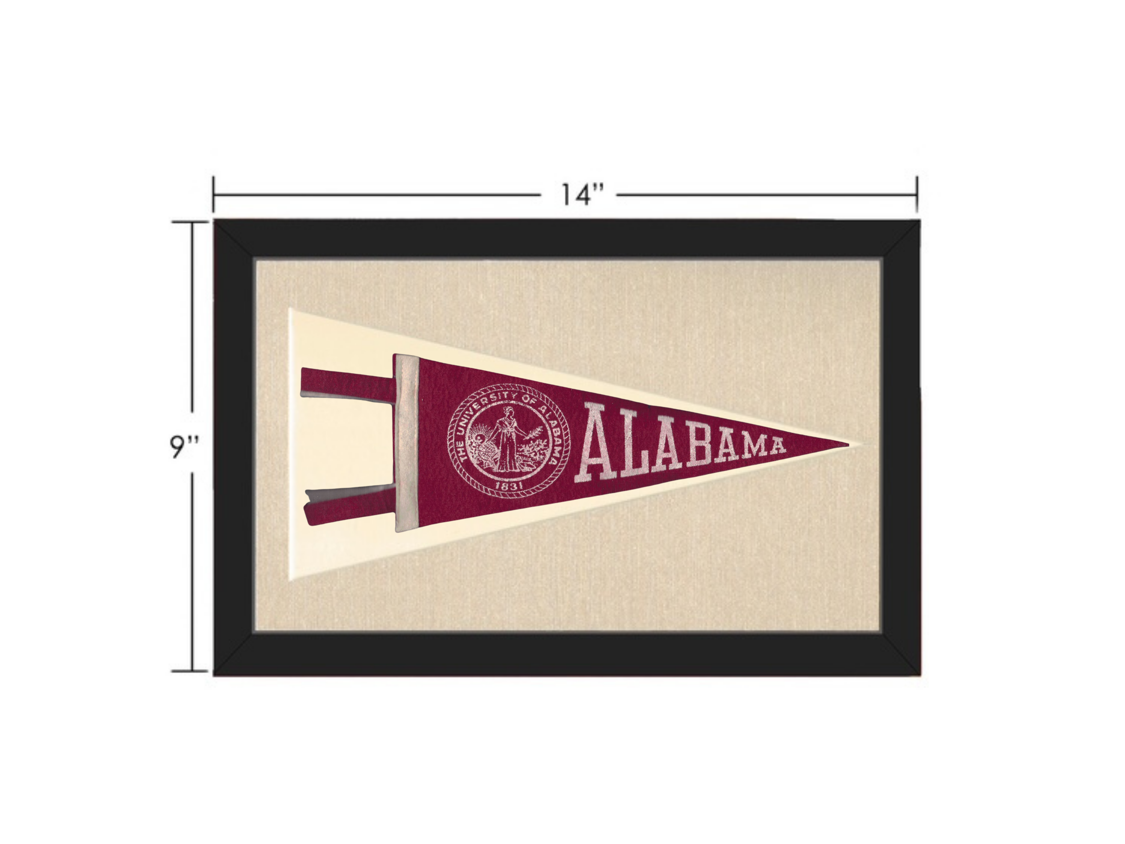 Vintage University of Alabama Pennant
