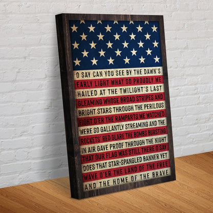 Tailored Canvases Canvas American Anthem Sign II