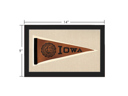 Vintage Iowa Pennant