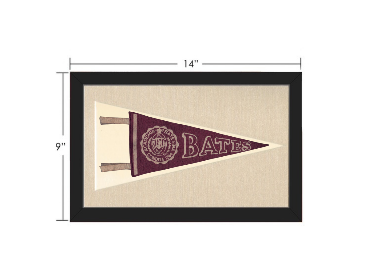 Vintage Bates College Pennant