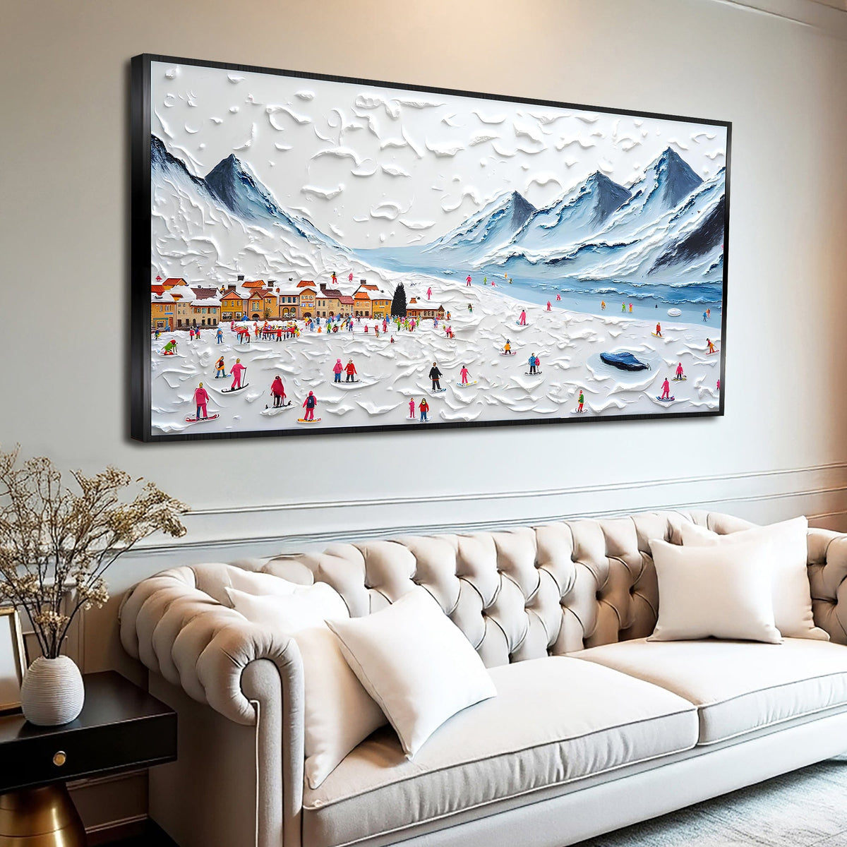 Tailored Canvases Canvas Snow Mountain Abstract Wall Art II