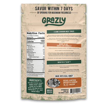 Raw Honey &amp; Coconut Aminos Brisket Slabs