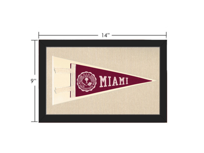 Vintage Miami University Pennant