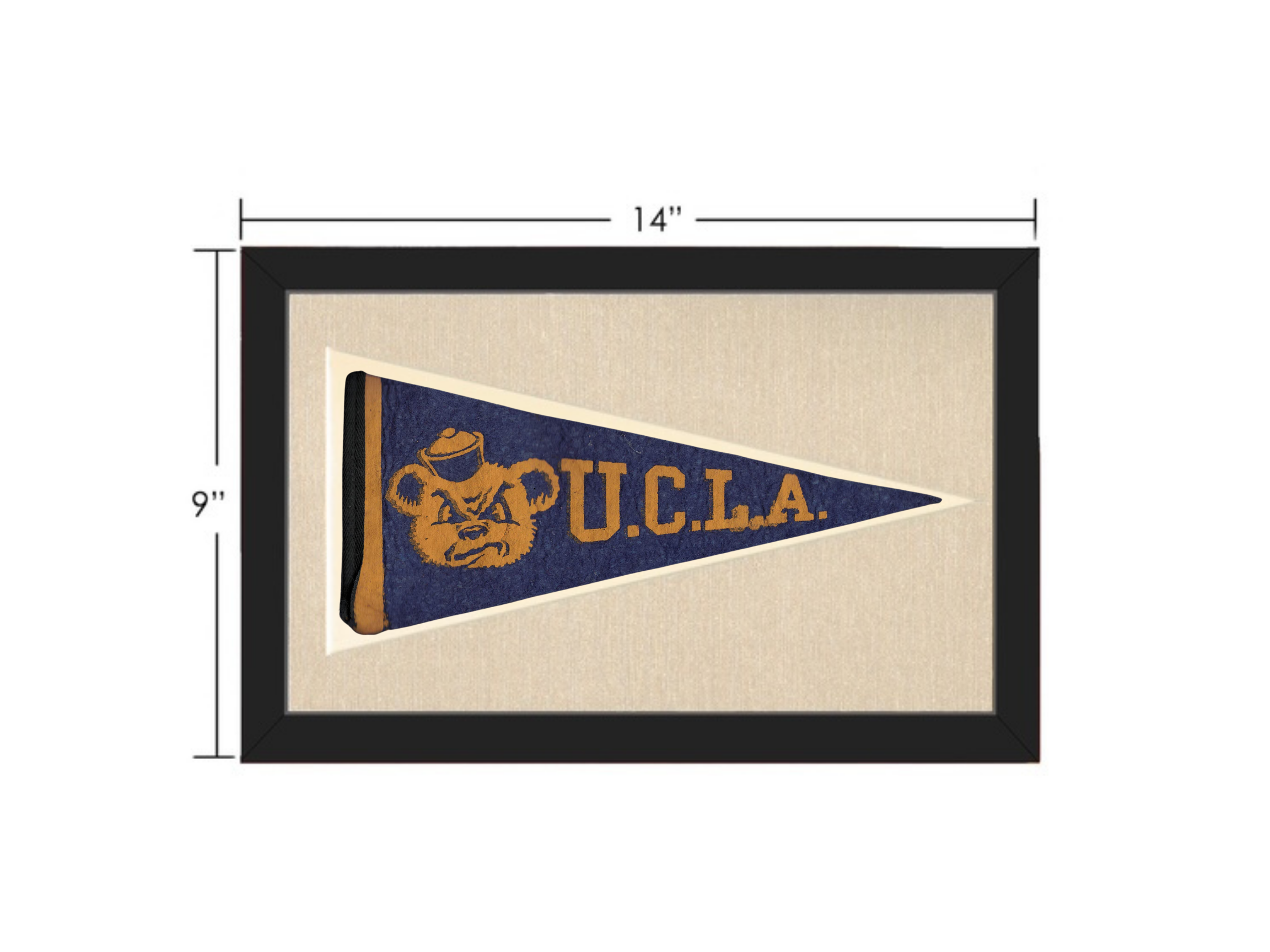 Vintage UCLA Pennant